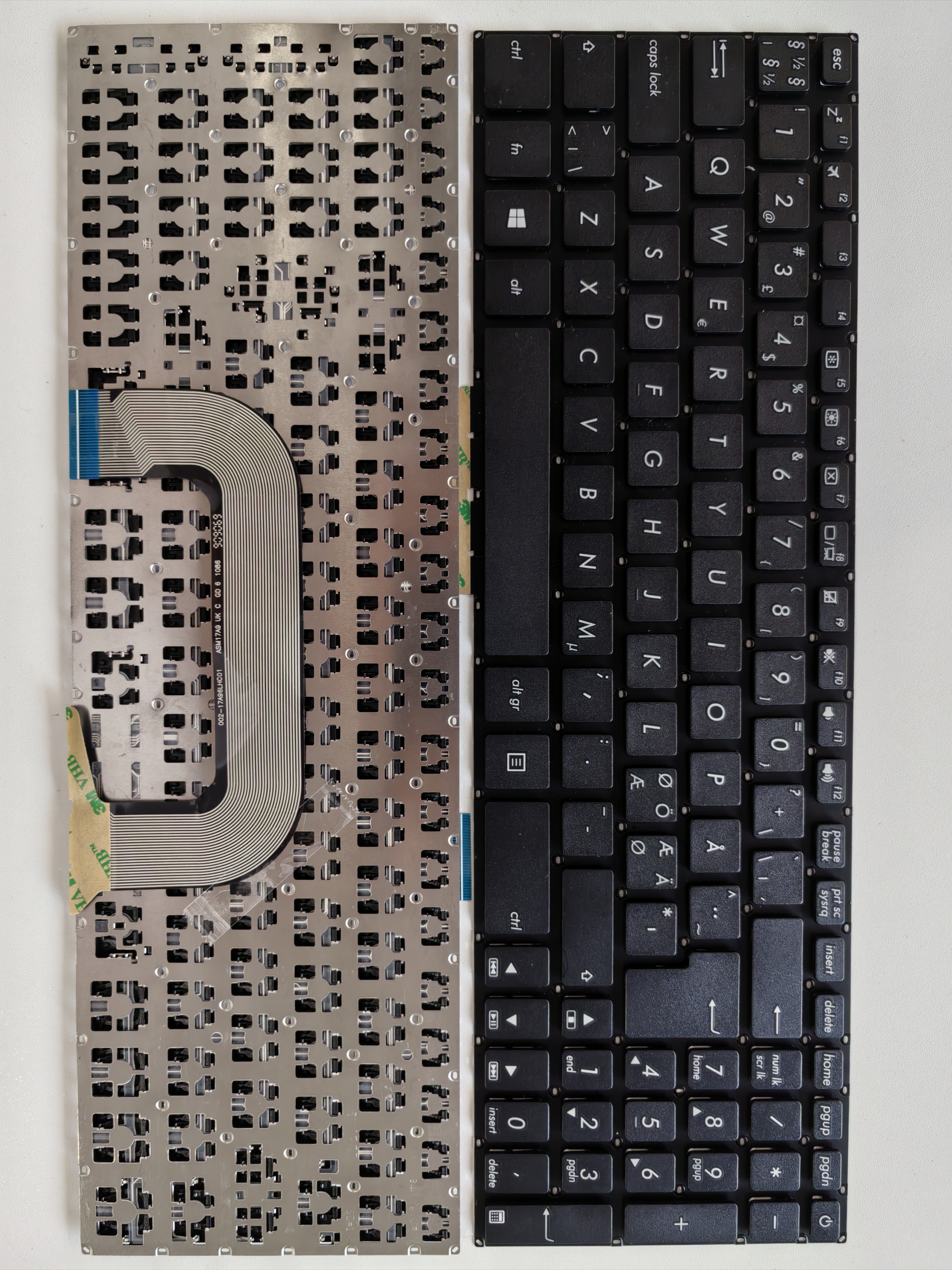 Picture of New Replacement Laptop Keyboard For ASUS X705 BLACK Other Language Layout